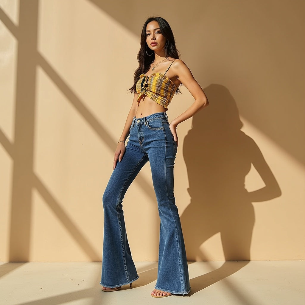 Georgette - Hoge Taille Broek